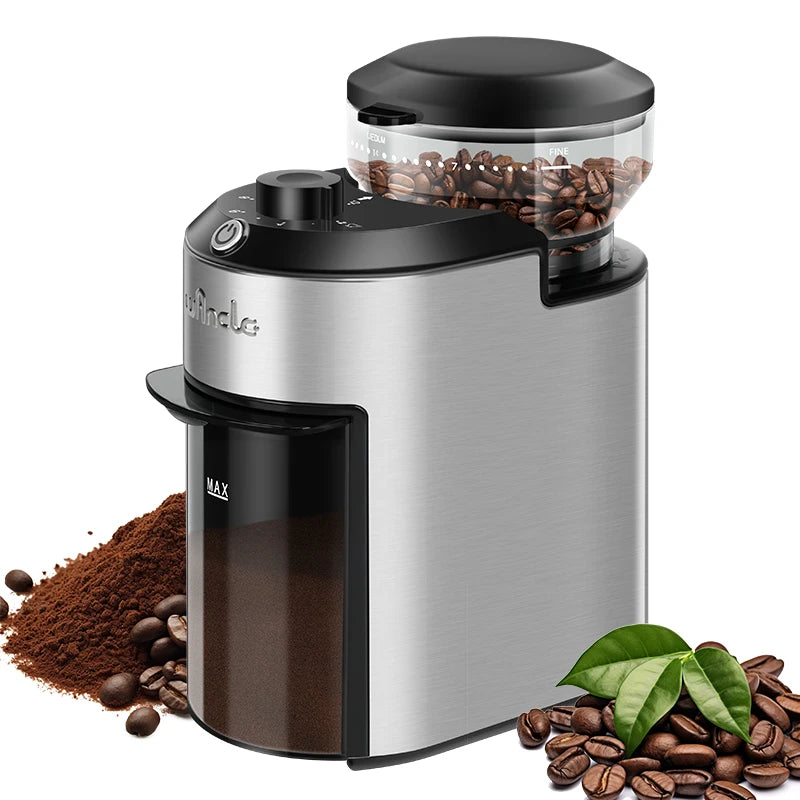 Automatic Burr Coffee Grinder 200W Electric Coffee Bean Grinder with 28 Precise Grind Settings Stainless Steel Grinding Machine Oasis Select CBG-8003 EU