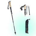 Aluminum Trekking Poles 5 Sections Ultralight Absorber Collapsible Telescopic Sticks Walking Hiking Stick Climbing Stick Oasis Select Default Title