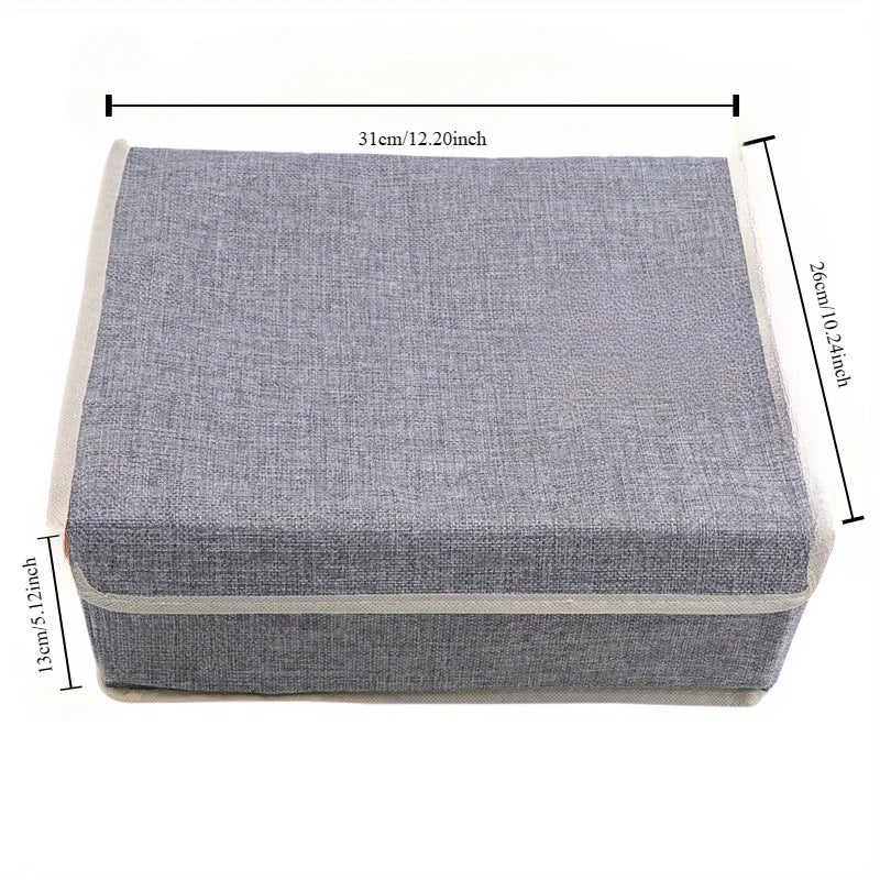 1PCS Folding Clothes Organizer , Large Capacity Quilt Organizer Multifunctional Bra Organizer Lingerie Oxford Cloth Divider Oasis Select
