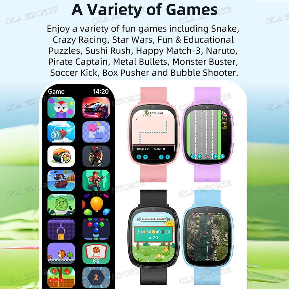 Kids Smart Watch – HD Camera, 22 Games & Sleep Tracker