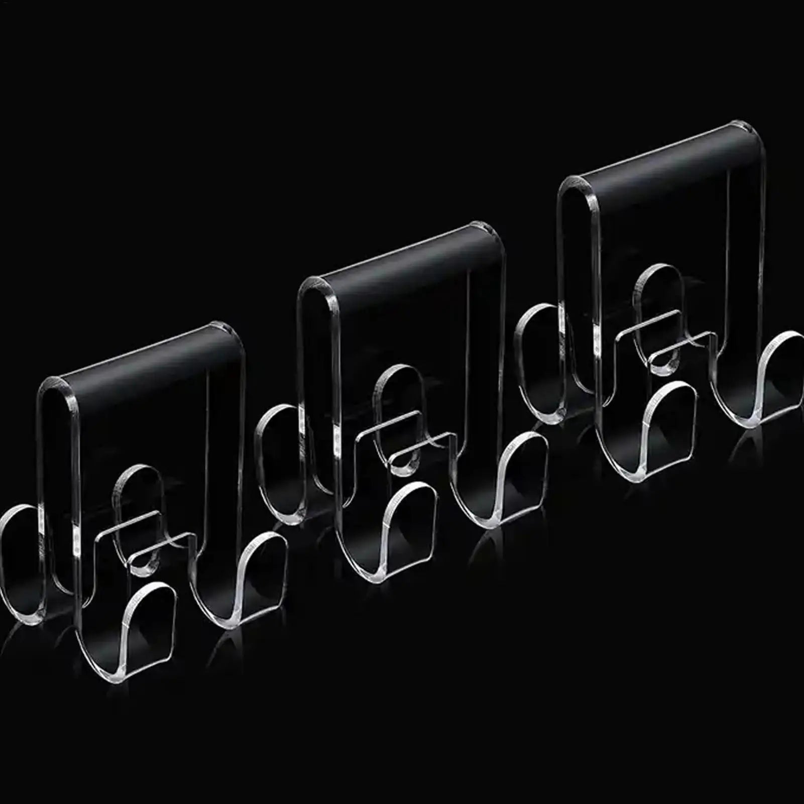 Over Glass Door Hook for Bathroom Glass Door Hooks Towel Hanger Transparent Storage Tool for Washcloth Robe Clothes and Towel Oasis Select