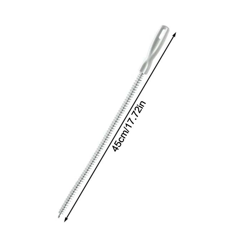 Super Long Flexible Drain Cleaner Pipe Dredging Brush - Bathroom Hair Sewer Sink Cleaning Tool Clog Plug Hole Remover Oasis Select