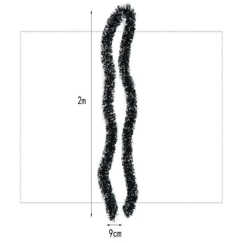 2M Christmas Ribbon Garland with Bows – Tree & Party Decor Christmas Ribbon Garland Oasis Select