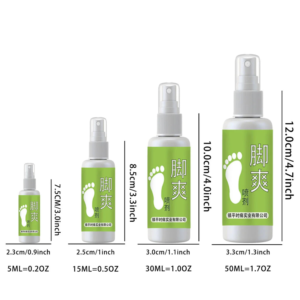 Anti Beriberi Spray Essential Oils Essence Odor Destroy Agent Care Products Feet Deodorant Spray Oasis Select