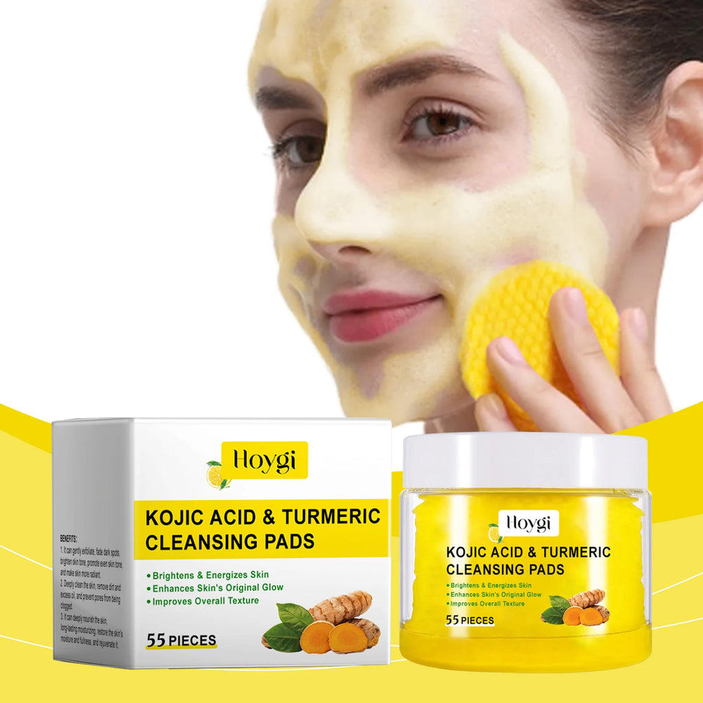 Hoygi Turmeric Cleansing Pads – Exfoliate & Shrink Pores