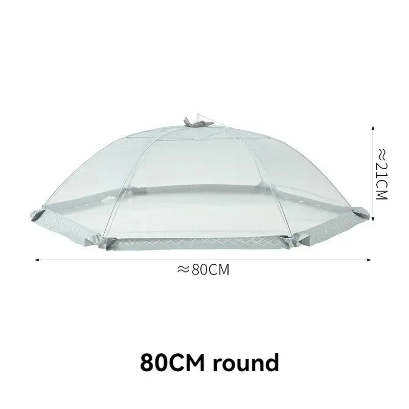 New Folding Home Food Cover Summer Fly-proof Insect-proof Vegetable Dust Table Cover Large Rectangular Food Cover Oasis Select
