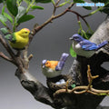 4PCS Mini Bird Figure Model Cartoon Resin Crafts DIY Plant Bonsai Figurines Fairy Garden Dollhouse Miniatures Decor Oasis Select A1