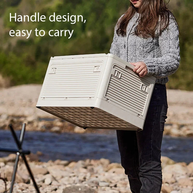 Large Capacity Camping Storage Folding Box Fishing Camping Picnic Table Bench Car Outdoor Chopping Cutting Board Organizer Trunk Oasis Select