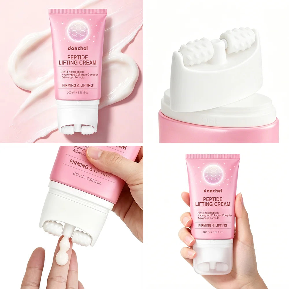 Peptide Neck Firming Cream With AH-8 Hexapeptide & Collagen Deep Hydrating Moisturizes Long-Lasting Smooth Neck Lines Skin Care Oasis Select