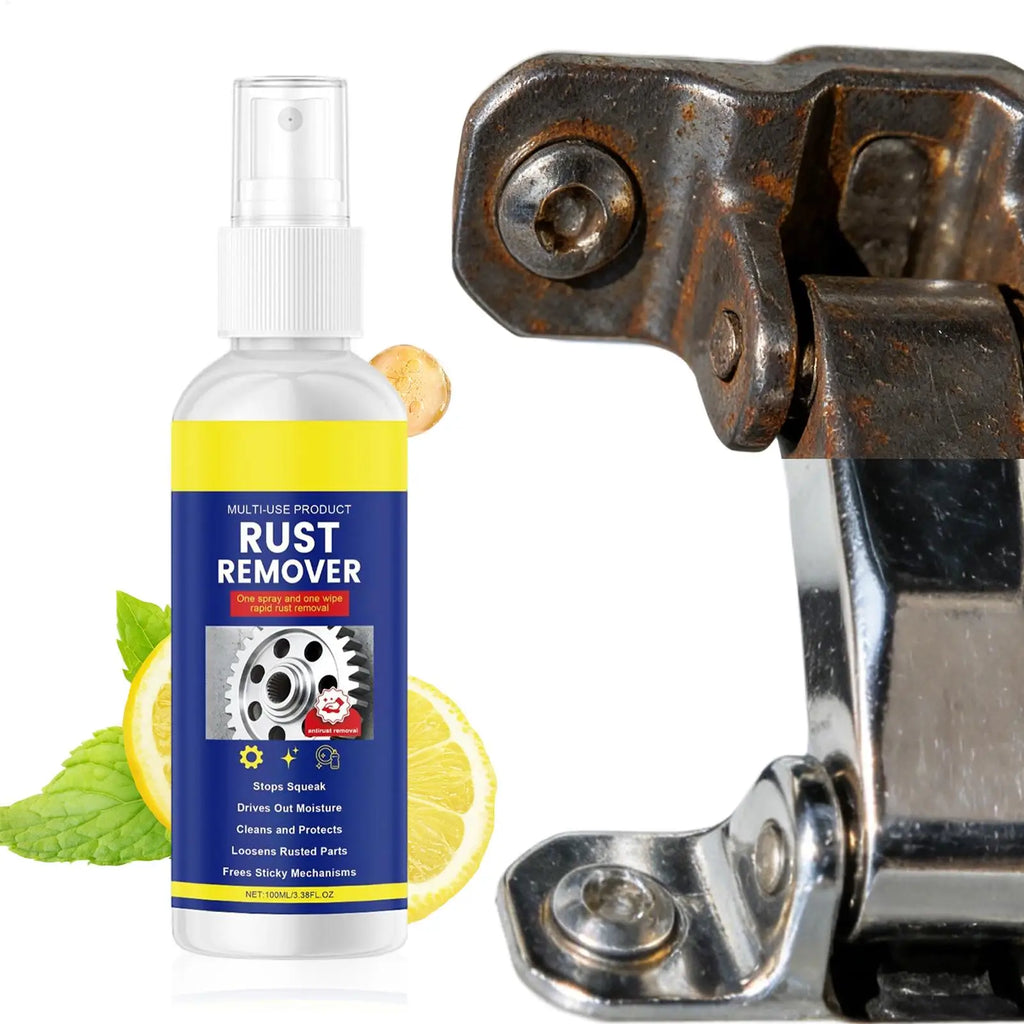 Rust Stain Remover Spray 100ml All-Purpose Rust Remover Spray Metal Iron Prowder Stain Removal Agent for Home Kitchen Clean Oasis Select 100ml