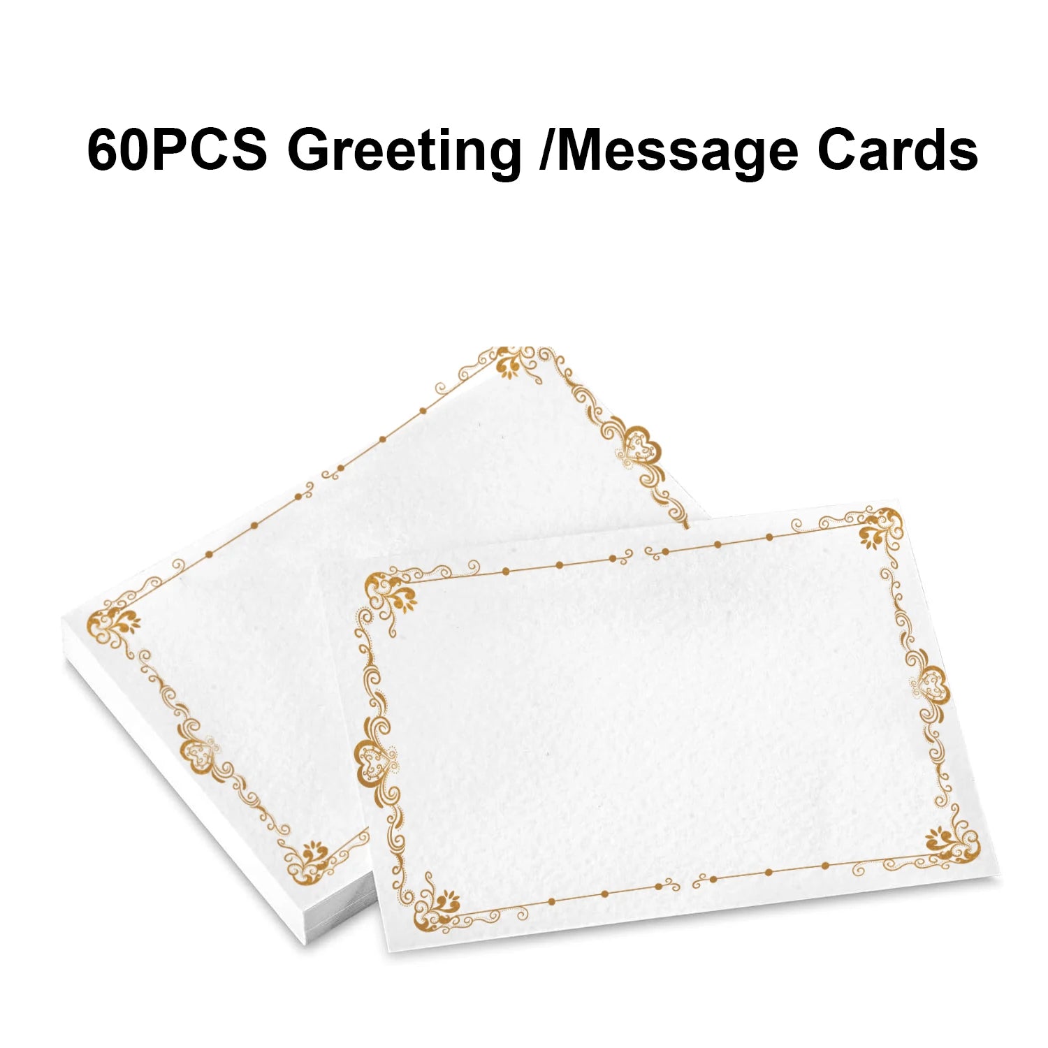 60PCS Blank Gift Notes Cards DIY Craft Small Word Business Message Cards Oasis Select