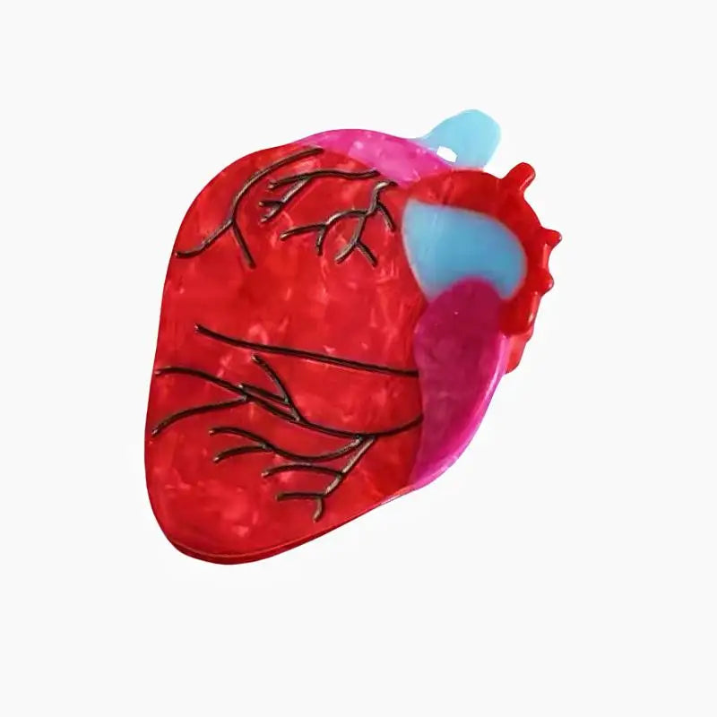 Pill Heart Series Hair Claw Clip Non-Slip Strong Hold Hair Grip For Women Girls Daily Party Hairstyle Accessories Oasis Select A10