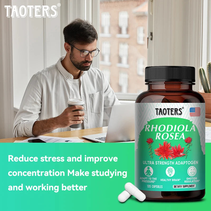 Rhodiola Rosea 1000mg Capsules – Energy, Brain & Mood Support