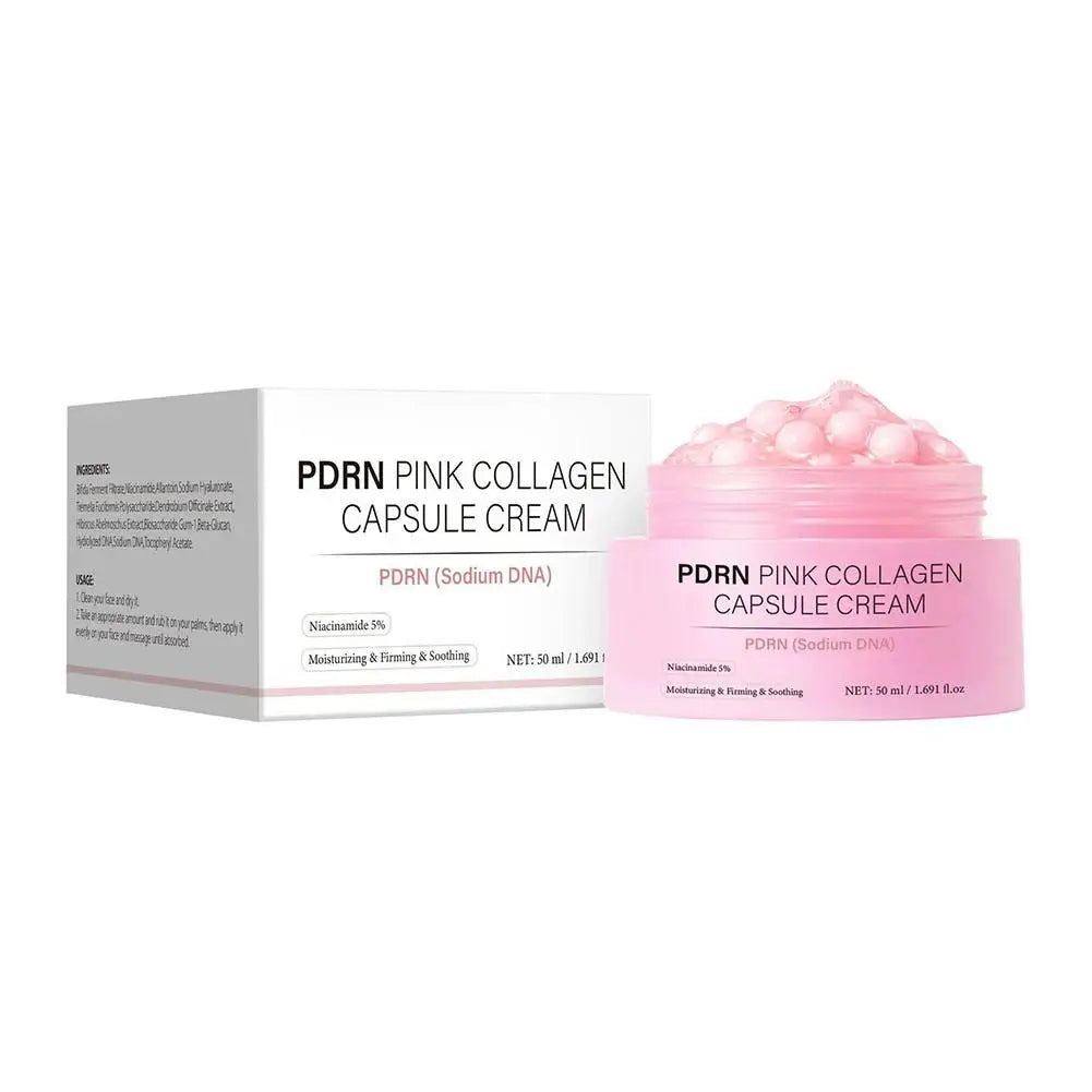 PDRN Pink Collagen Capsule Cream – Niacinamide Face Moisturizer Collagen Face Cream Oasis Select 50ml