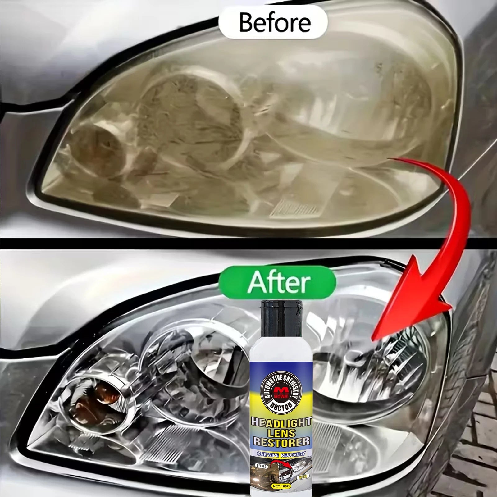 Car Headlight Restoration Kit – Polish, Yellow & Scratch Remover Headlight Restoration Kit Oasis Select