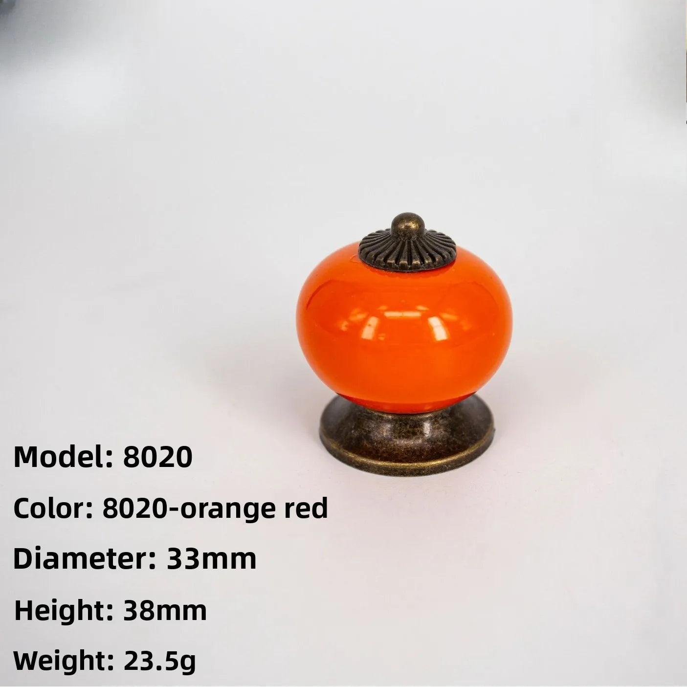 2pcs Vintage Furniture Handle Door Knobs Drawer Cupboard Pull Handle Pumpkin Oasis Select 2 PCS D