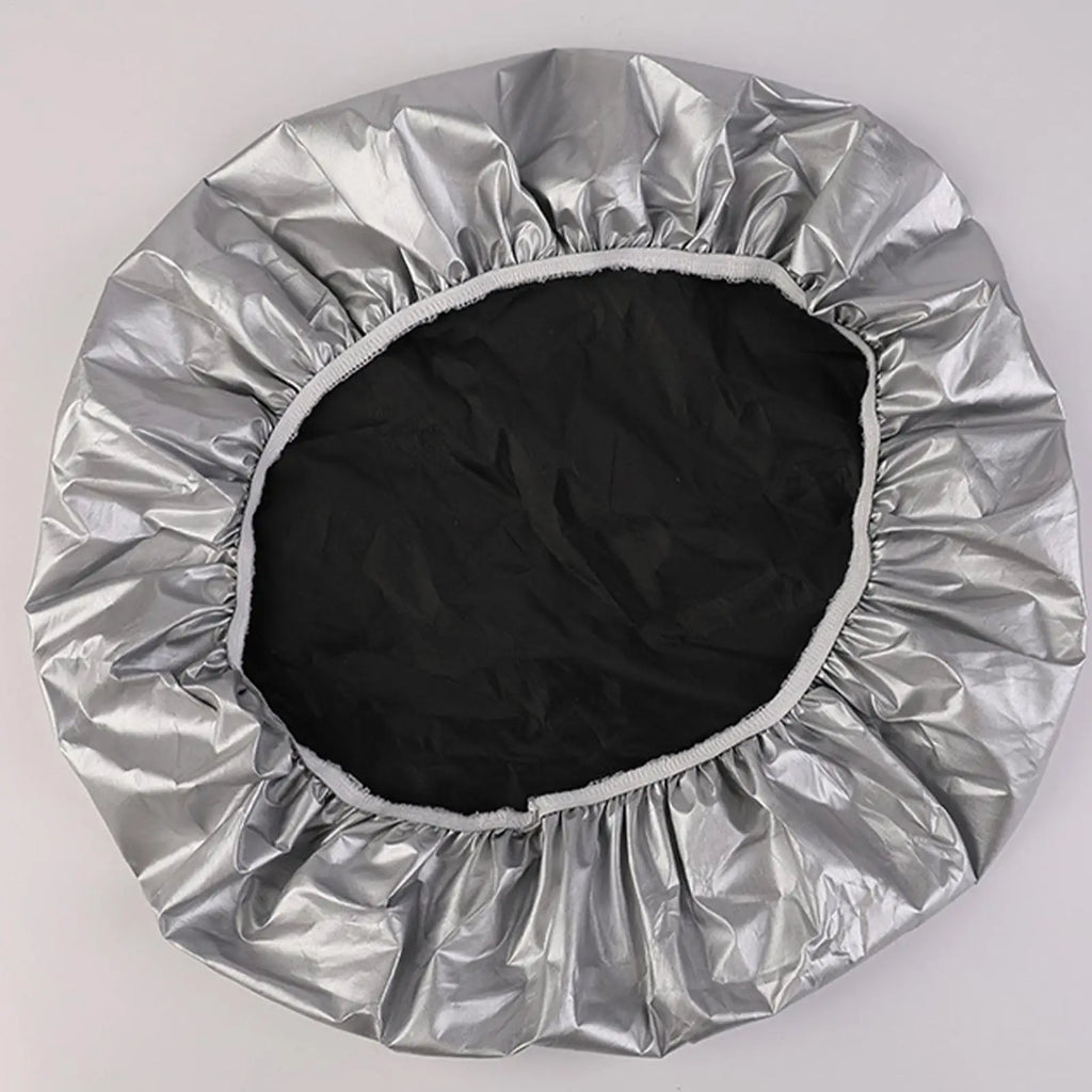 Car Steering Wheel Sunshade Side Window Shade Silver Coated Cloth Steering Wheel Cover Sunscreen Insulation Sun Block Accessorie Oasis Select