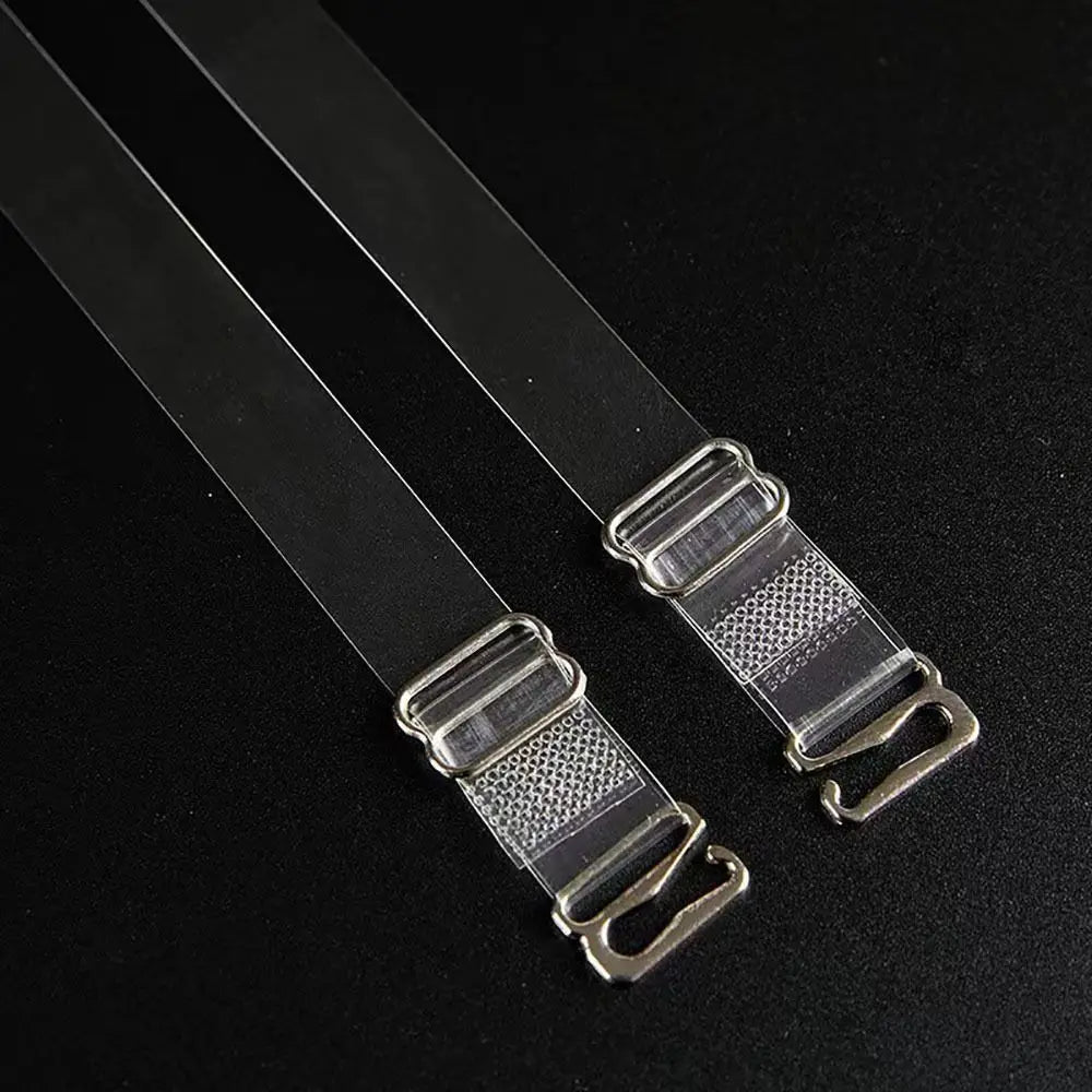 Sexy Off-the-shoulder Transparent Bra Straps Detachable Anti Slip Underwear Strap Adjustable Invisible Shoulder Strap Tops Oasis Select