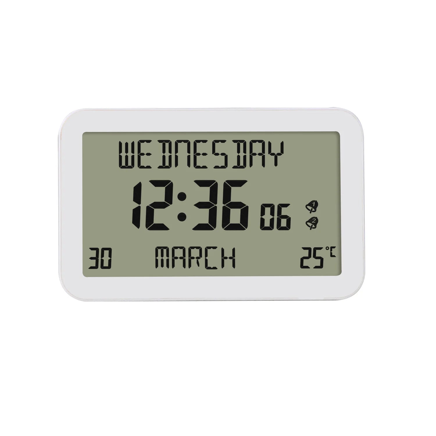 Alarm Clocks Lcd Display Desk Small Clock High-Definition Multi-Function Machine Reminders In Multiple Languages For Travel Home Oasis Select Style 7