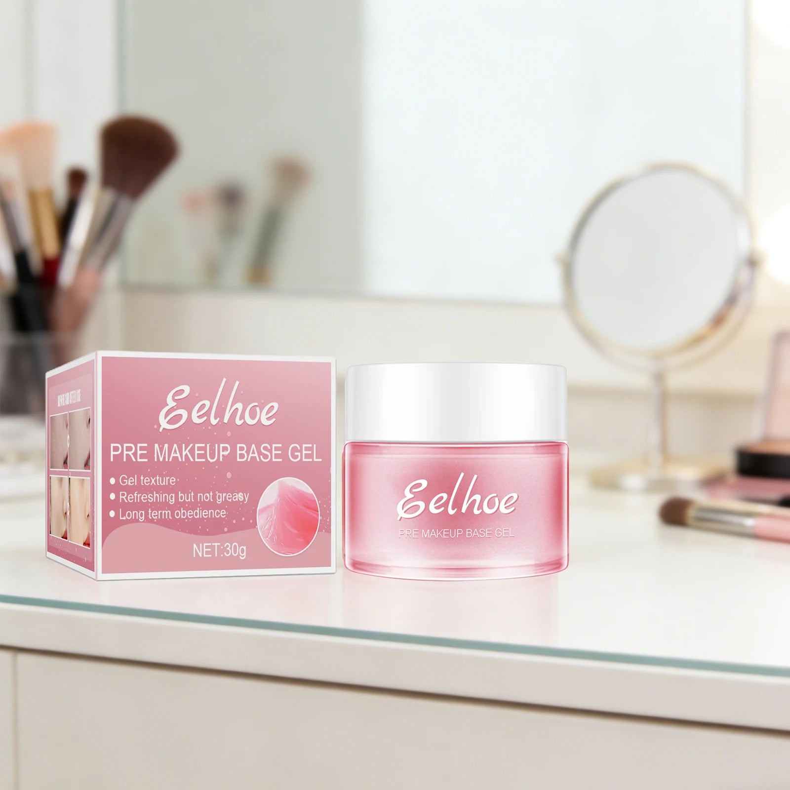 EELHOE Makeup Primer Gel – Pore Minimizing, Oil Control, Hydrating Makeup Primer Gel Oasis Select