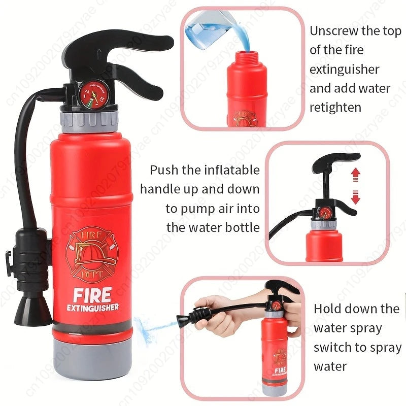 Mini Fire Extinguisher Water Squirt Toy | Kids Beach & Outdoor