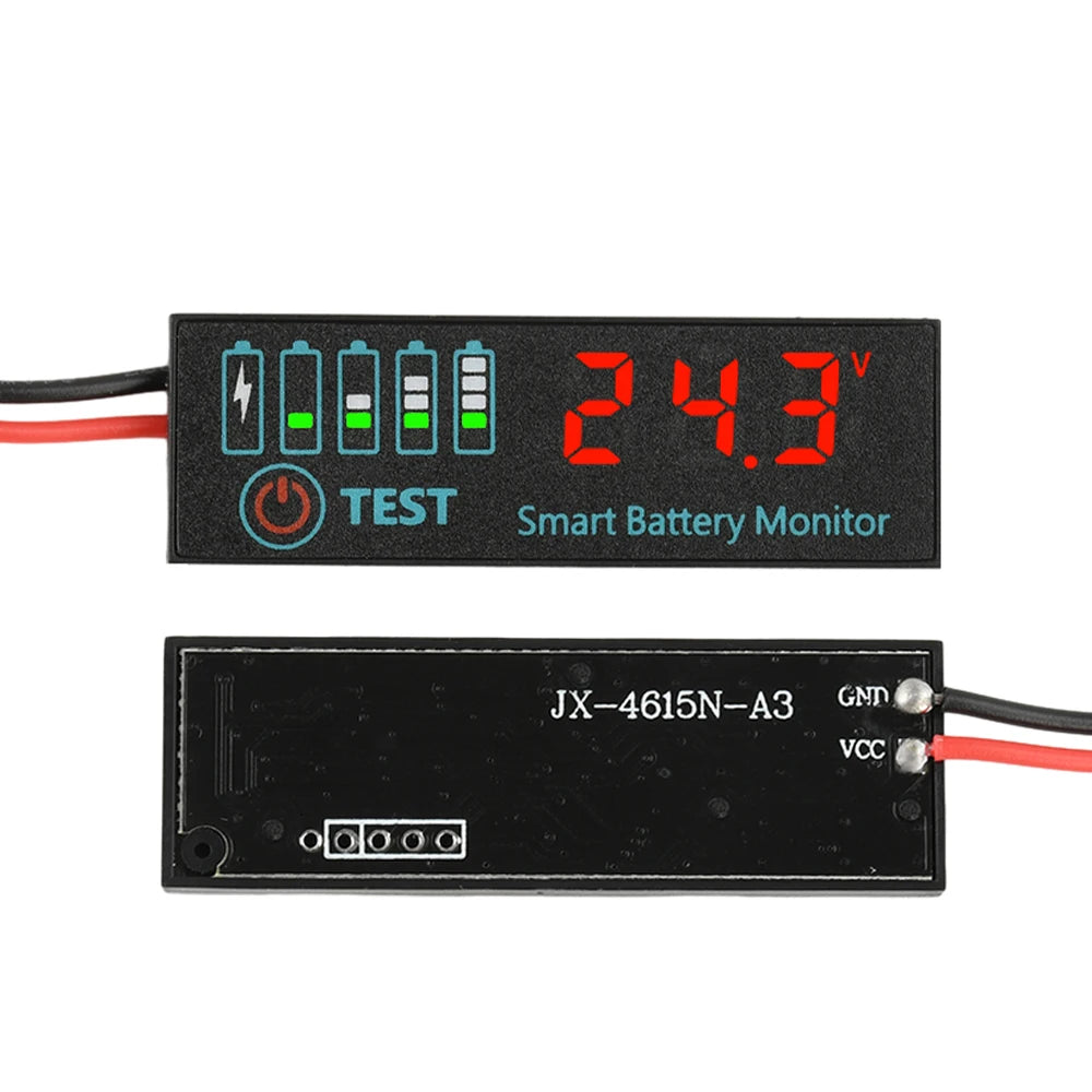 DC 7-55V Battery Charge Indicator Digital Voltmeter Voltage Tester Electric Vehicles Lithium Battery Capacity Power Indicators Oasis Select