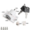 1 Pcs Adjustable Window Lock Stopper Safety Locks for Kids and Pets Anti-theft Door Lock Sliding Window Lock Hardware Oasis Select white