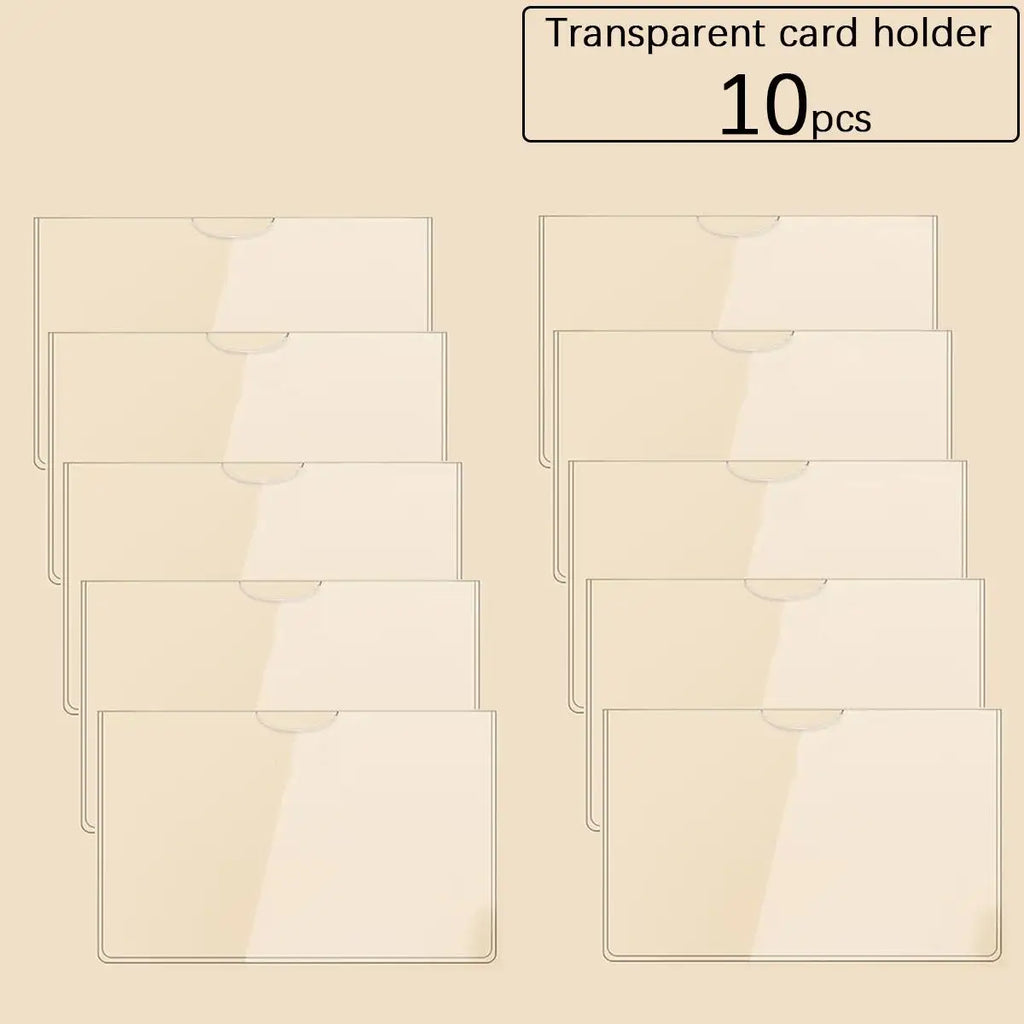 5/10/20pcs transparent card holders, for social security cards/new health insurance cards/SSN cards/credit card holders ... Oasis Select 10pcs