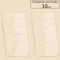 5/10/20pcs transparent card holders, for social security cards/new health insurance cards/SSN cards/credit card holders ... Oasis Select 10pcs