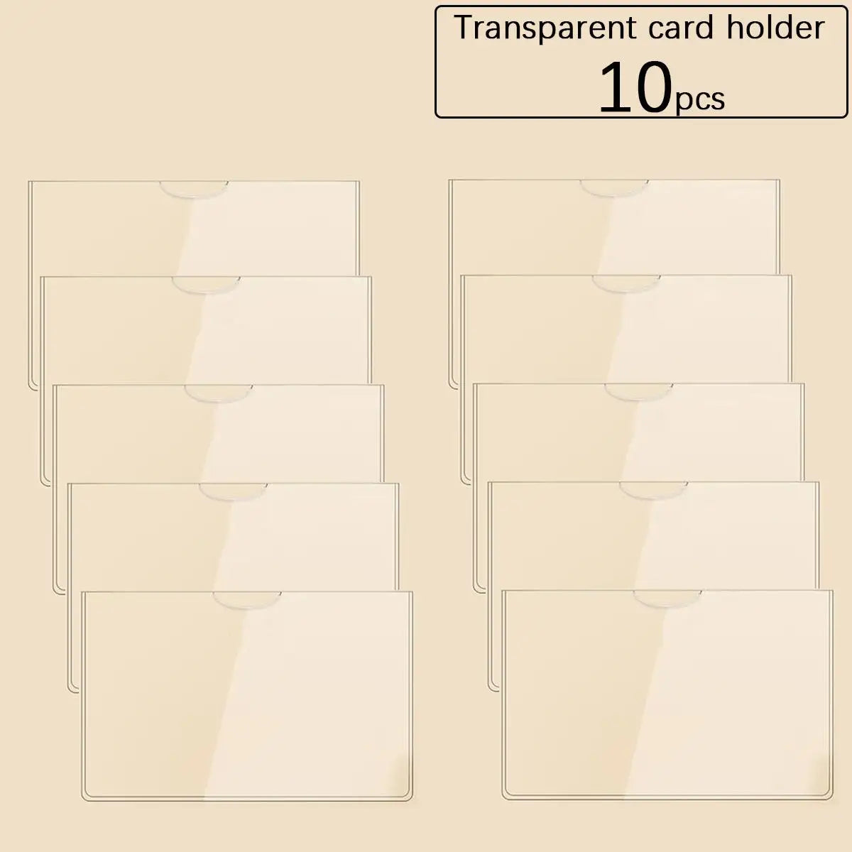5/10/20pcs transparent card holders, for social security cards/new health insurance cards/SSN cards/credit card holders ... Oasis Select 10pcs