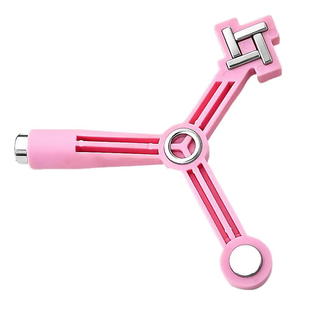 4-in-1 Cat Eye Magnet Tool – Star, Flower & French Nail Art Nail Art Magnet Tool Oasis Select pink