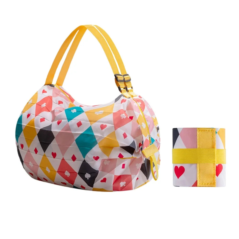 Foldable Reusable Shopping Bag | Waterproof Eco Tote
