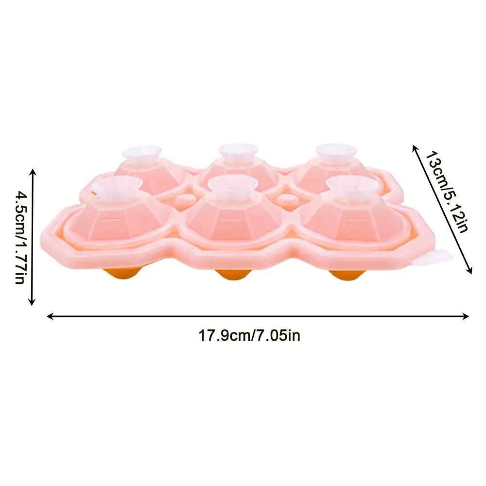 Ice Molds Non Stick Easy Release Whiskey Ice Molds Silicone Easy Release IceCubes Molds Summer Bar DIY Iced Cocktail Freeze Tool Oasis Select Pink