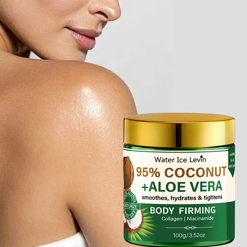 Coconut Aloe Vera Body Moisturizer – Collagen & Niacinamide Body Moisturizer Cream Oasis Select