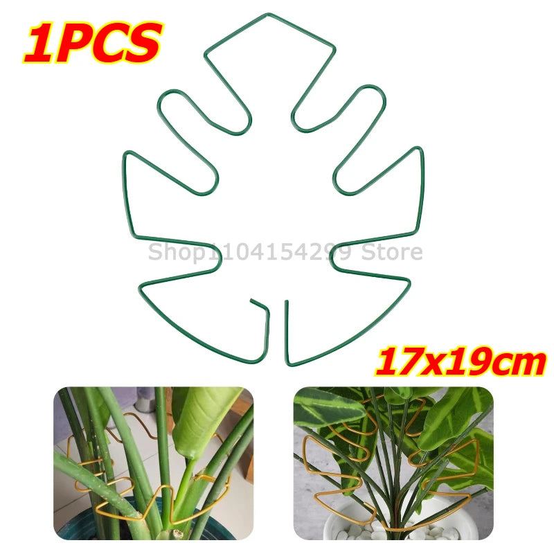 Adjustable Metal Plant Stem Support Flower Climbing Stem Holder Vine Branch Iron Hooks Garden Plant Climbing Plant Trainer Oasis Select Green-1pcs