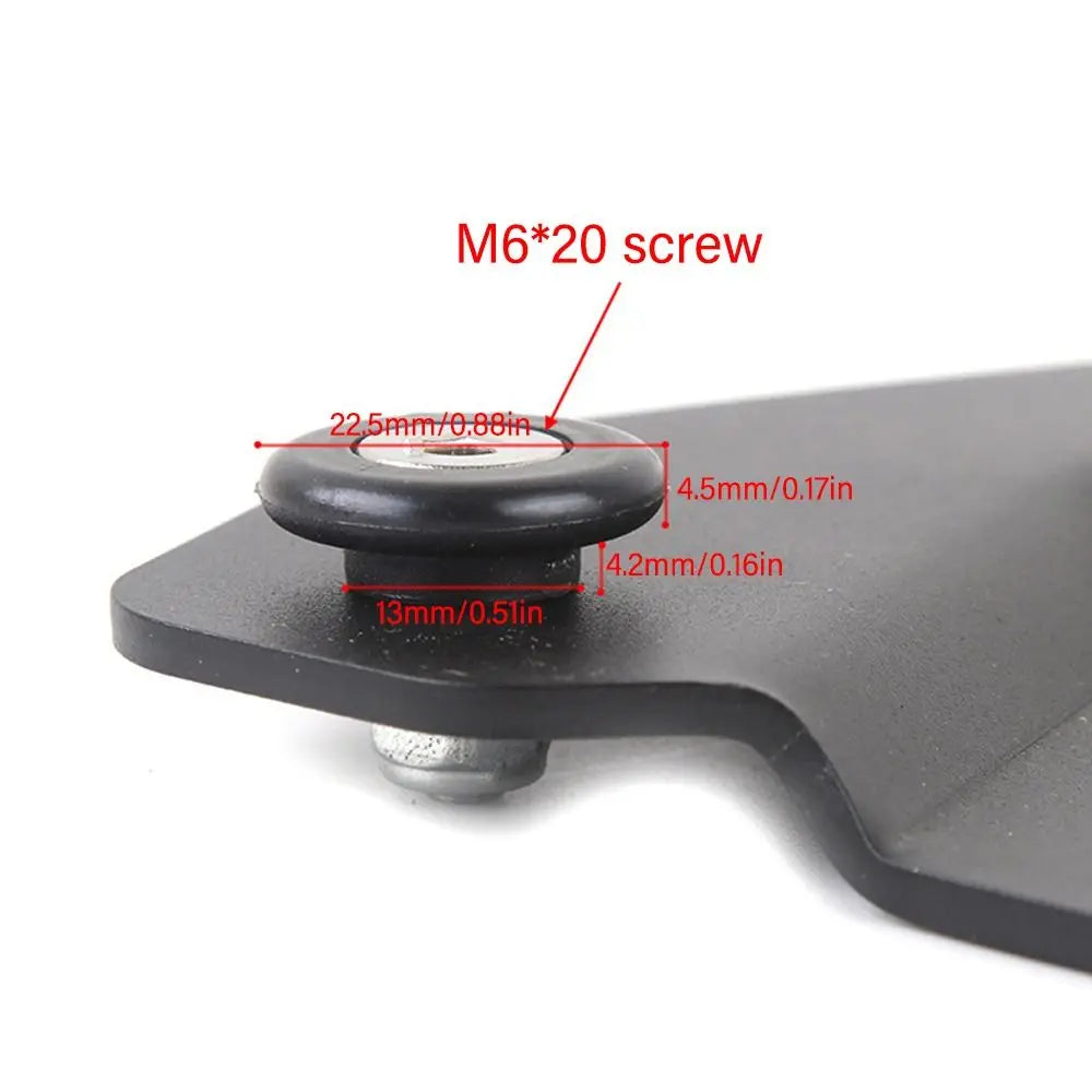 4PCS Motorcycle Tailbox Buckle Rear Luggage Quick Release Spacers