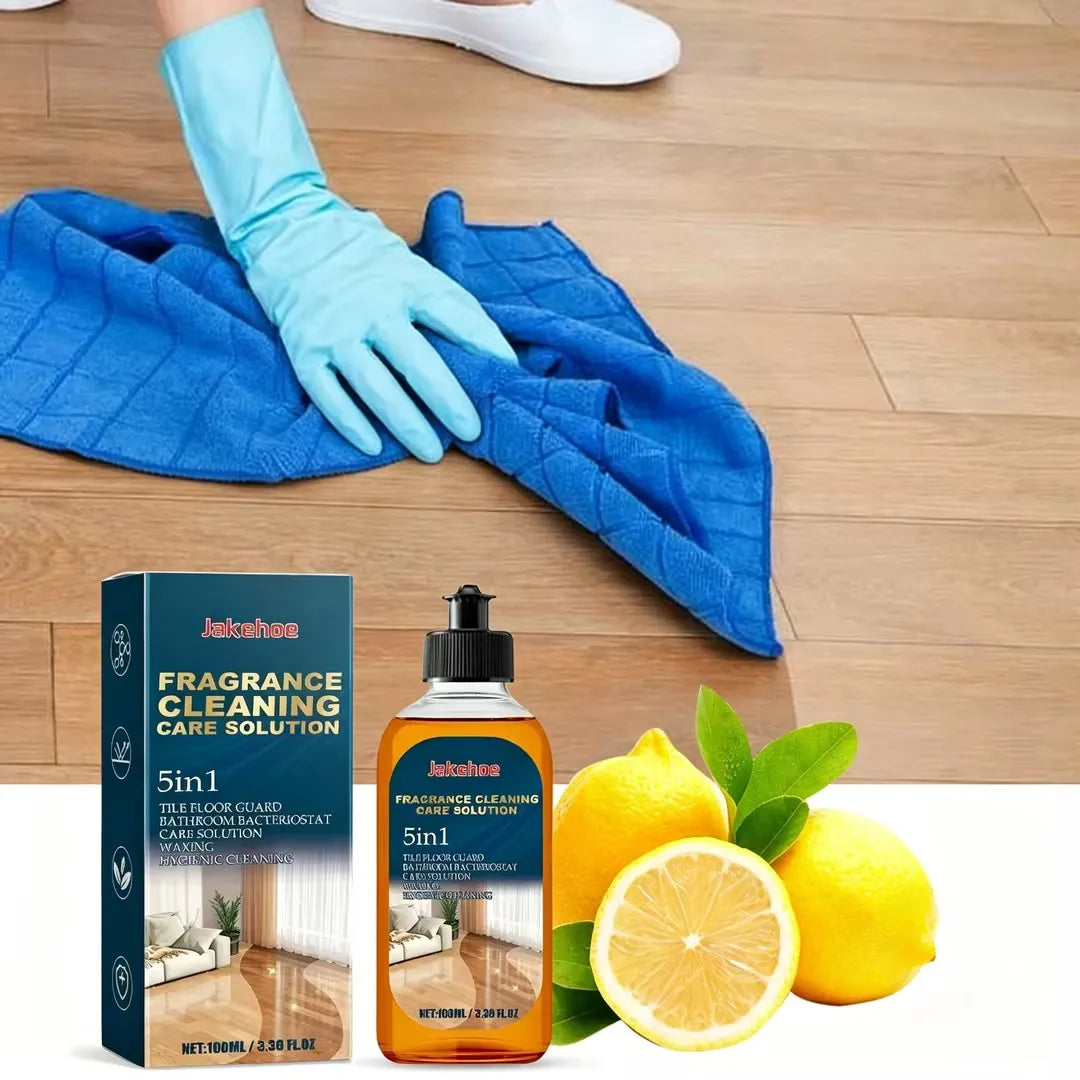Jakehoe Floor Cleaner Long Lasting Fragrance Stain Odor Remover Quick Drying Prevent Slipping Polishing Floor Cleaner Liquid Oasis Select