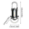 USB Rechargeable LED Keychain Flashlight – Waterproof 1600LM