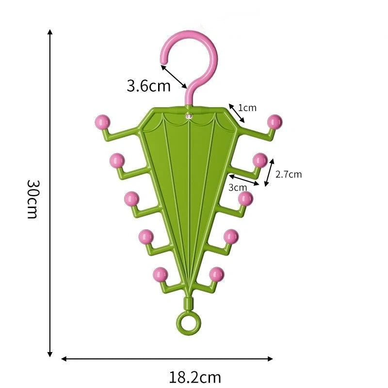 V-Shape Double-Sided Closet Hanger | 12-Hook Space Saver