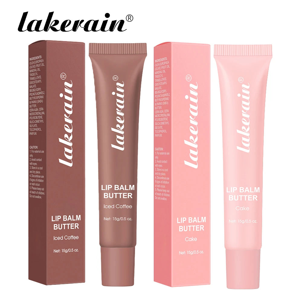 Butter Lip Balm Long Lasting Nourishes Moisturizes Soothes Lips Jelly Lip Gloss Oil Beautifying Smoothing Lip Care Balm Makeup Oasis Select Iced Coffee and Cake