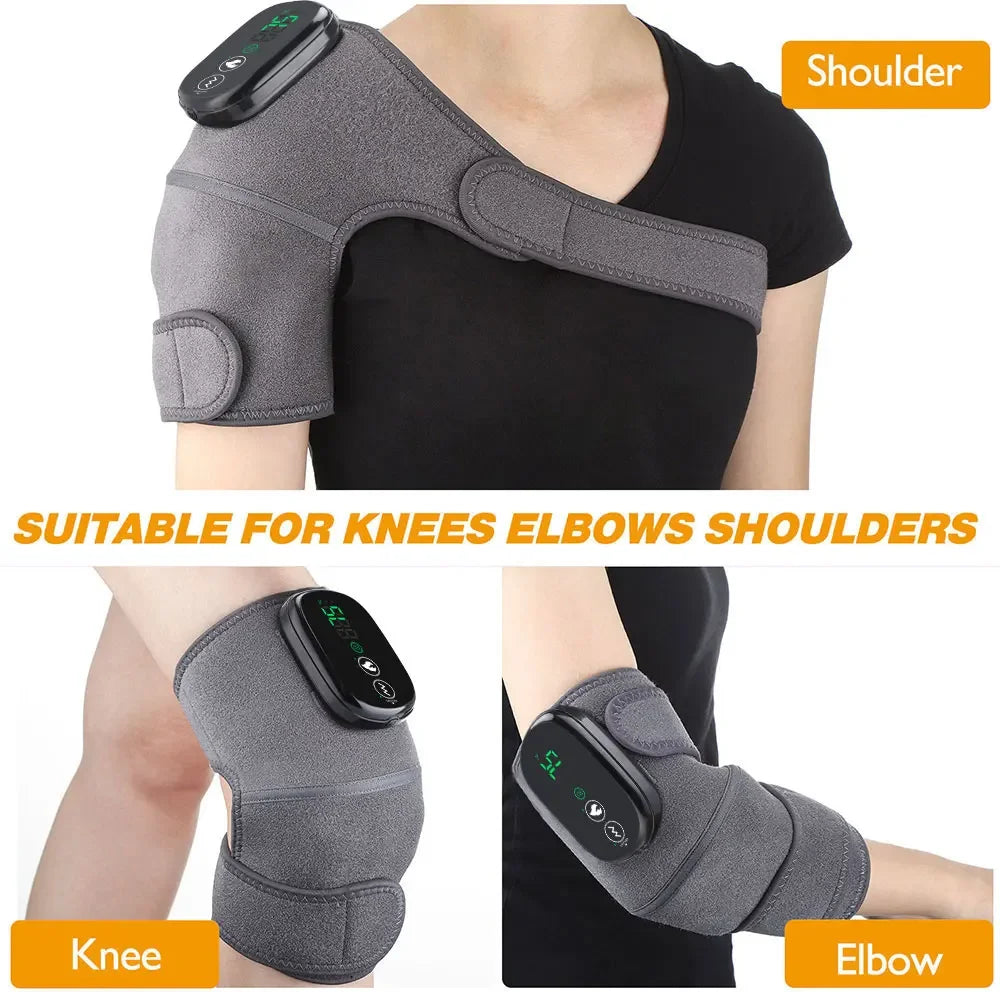 3-in-1 Heated Vibration Joint Massager | Knee, Shoulder & Elbow