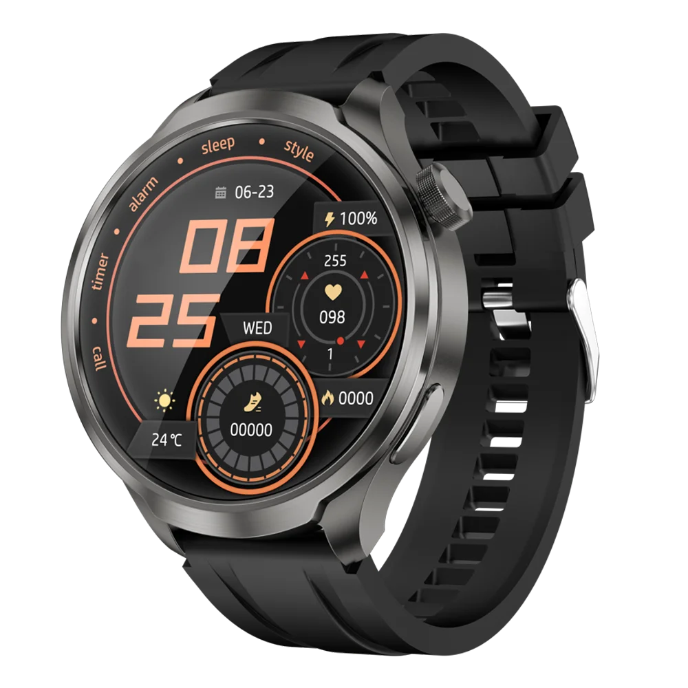 Outdoor Smart Watch Men Blue Tooth Call Compass GPS NFC Smartwatch Sports Information Push Waterproof Heart Rate Health Monitor Oasis Select BKBKS