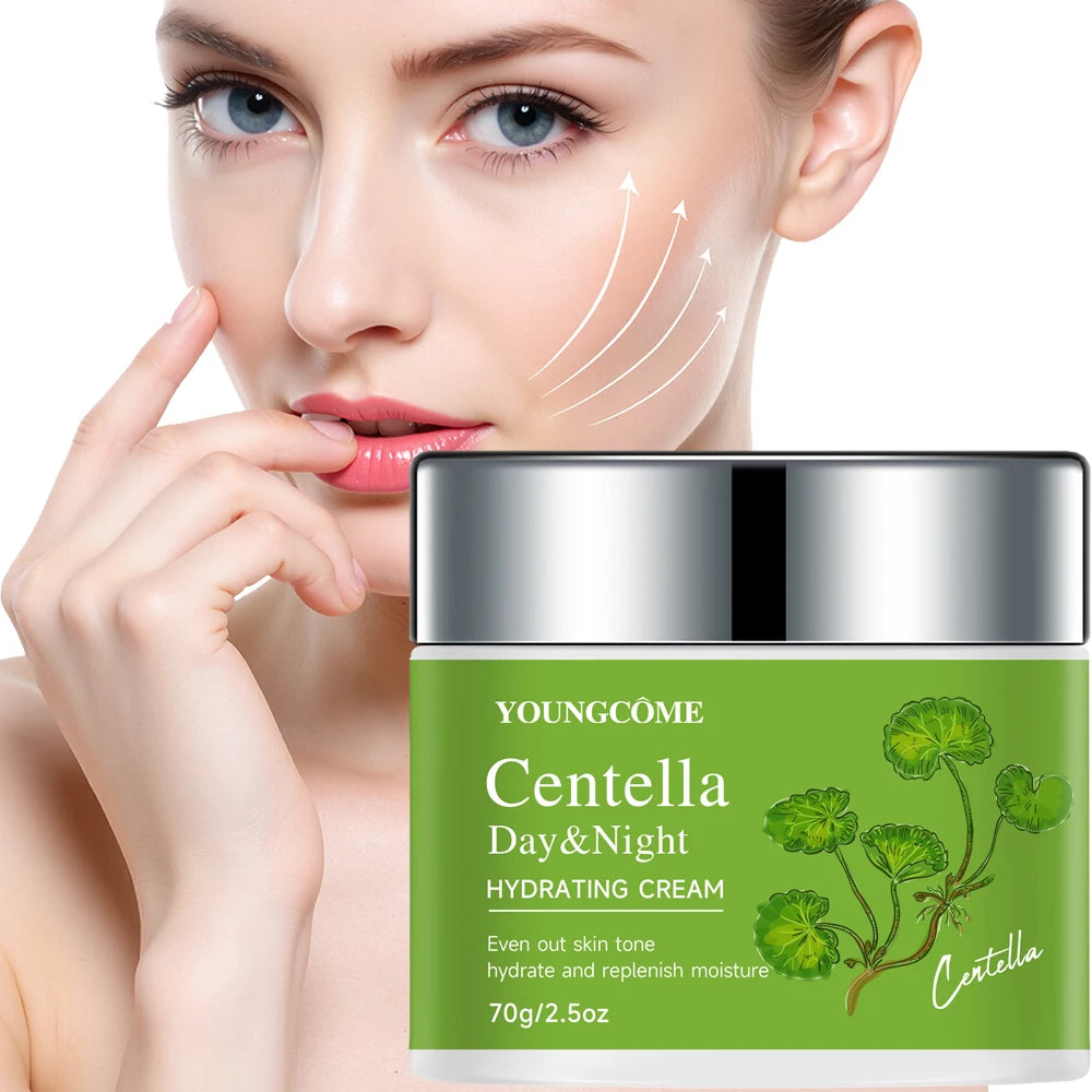 Centella Asiatica Hydrating Moisturizer - Soothing Face Cream for Even Skin Tone, Daily Hydration & Antioxidant Protection Oasis Select