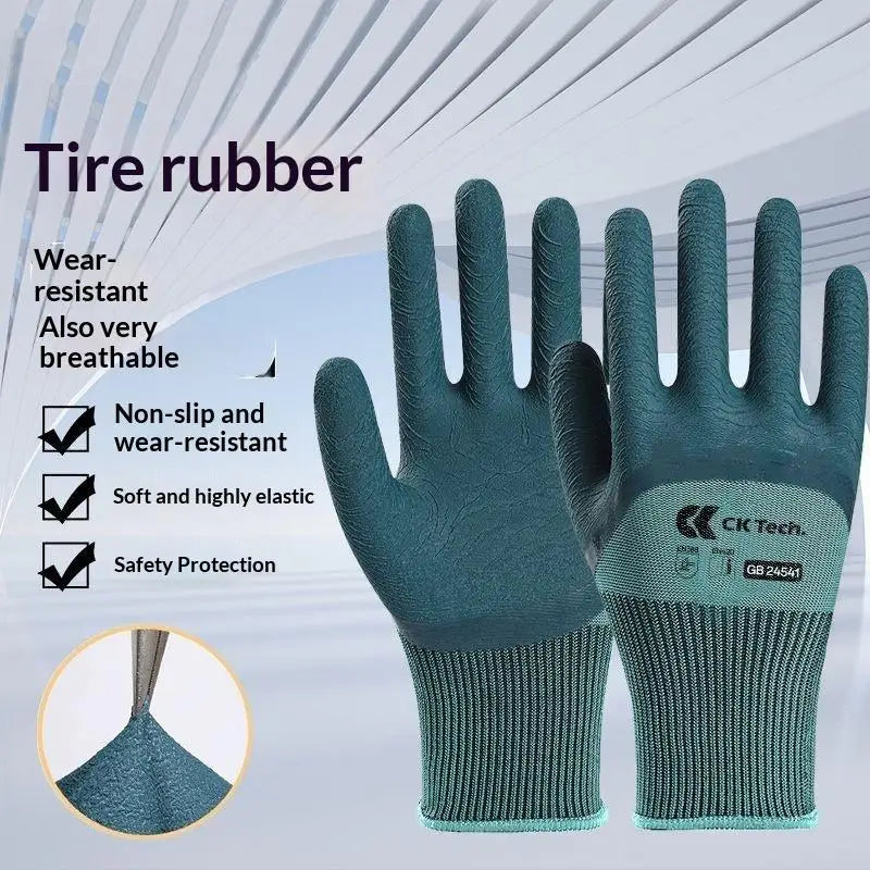 Gloves Rubber Palm Coated Durable Thorn Proof Protection Gloves Breathable Waterproof For Cactus Rose Blackberry Oasis Select
