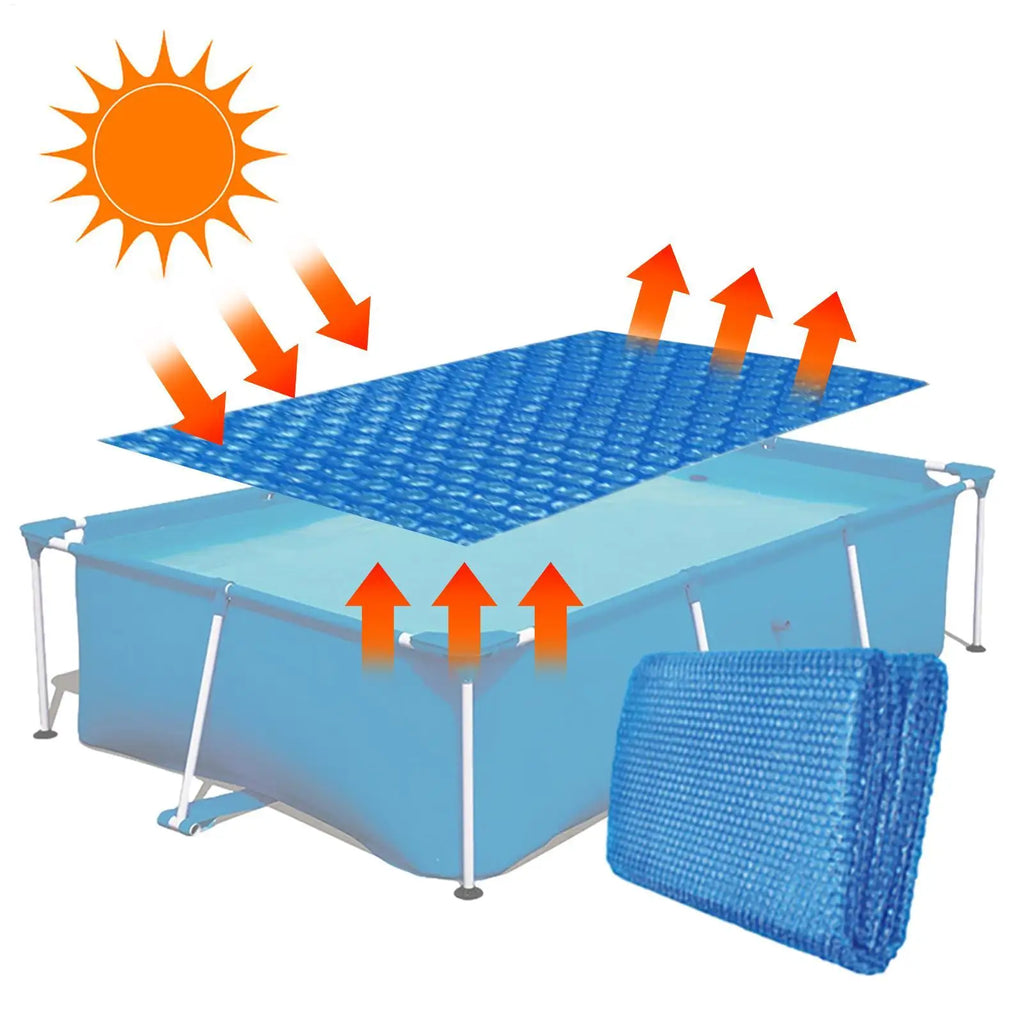 Swimming Pool Cover Round Water Evaporation Dustproof Outdoor Pool Tub Blanket Bubble Film Pool Accessories Oasis Select