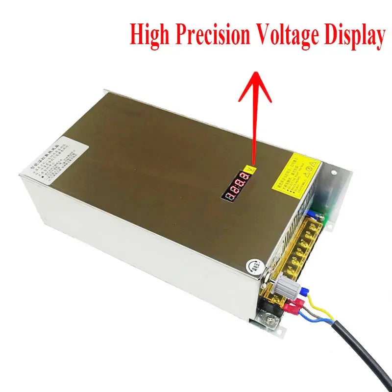 Adjustable 1000W Switching Power Supply DC 0- 12 Volt 24V 36V 48V 60V 70V 110V 220V 300V 400V Digital Display Voltage Regulated Oasis Select
