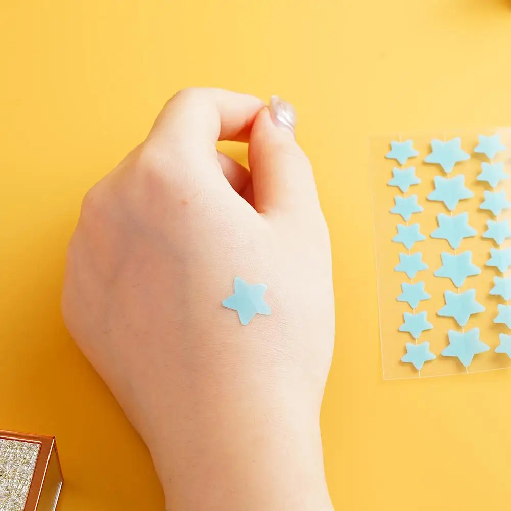 28Pcs Colorful Cute Star Shaped Acne Sticker Invisible Acne Cover Pimple Patch Skin Care Oasis Select
