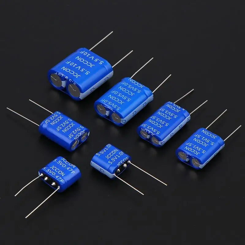 Super Capacitor Farad Capacitor 5.5V 0.47F 1F 1.5F 2.5F 3.5F 5.0F 10F Combination Double Layer Drone Car Recorder Capacitor Oasis Select