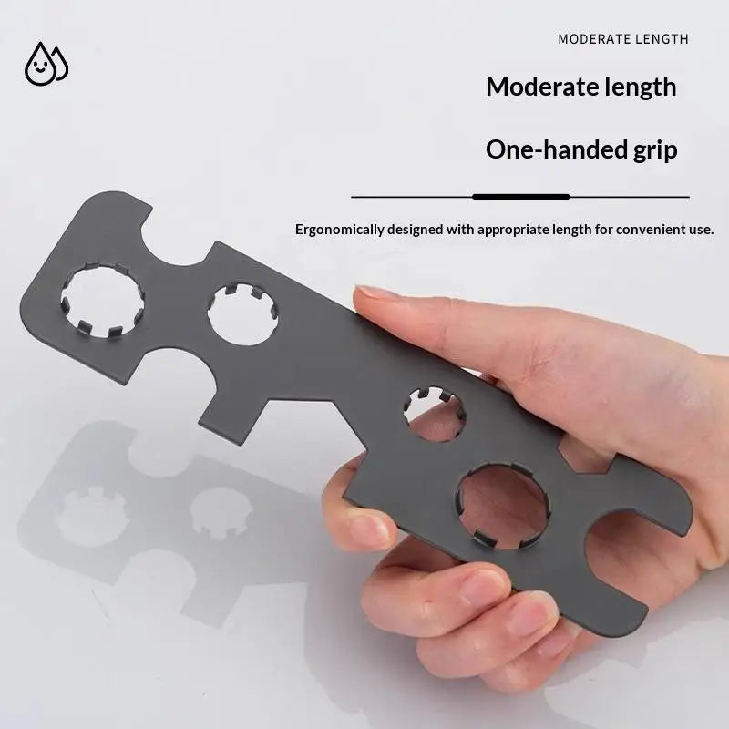 1Pc Carbon Steel Wrench, Faucet Aerator Removal Tool, Threaded Aerator Spanner for Kitchen Sink & Bathroom Oasis Select