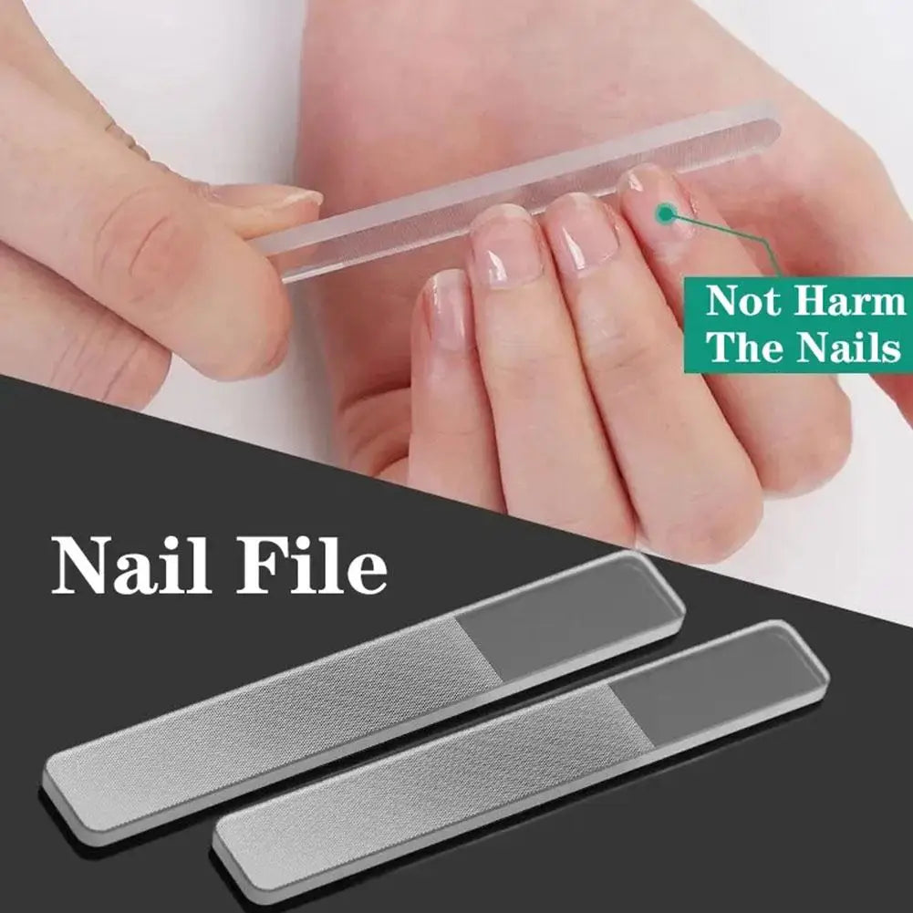 Nano Glass Nail File – Buffing, Sanding & Polishing (1/2/3 Pcs) Glass Nail File Oasis Select